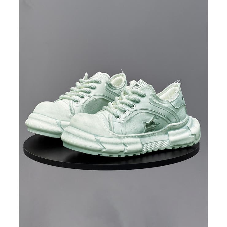 ライトブルー | メンズ 厚底デニムダッドスニーカー | aimoha men