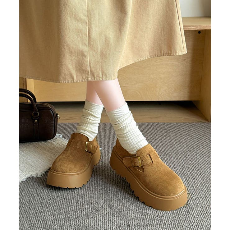 スエード調6cm厚底シューズ | aimoha  | 詳細画像8 