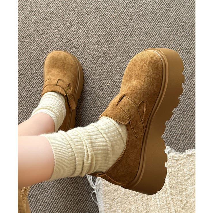 スエード調6cm厚底シューズ | aimoha  | 詳細画像6 