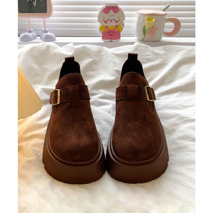 スエード調6cm厚底シューズ | aimoha  | 詳細画像13 