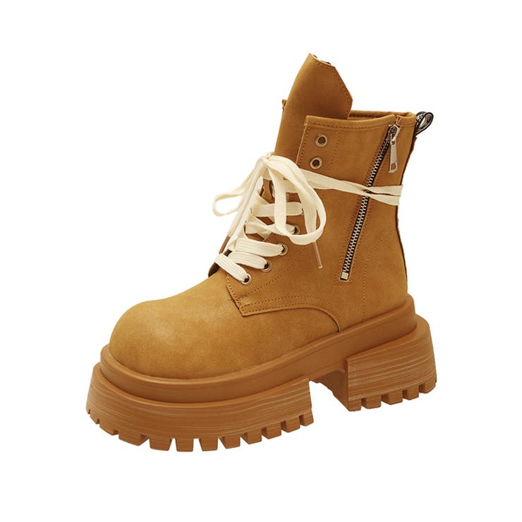 厚底シューレースブーツ | aimoha  | 詳細画像13 