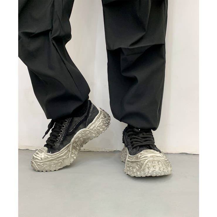 デニム厚底スニーカー/Denim platform sneakers | aimoha  | 詳細画像14 