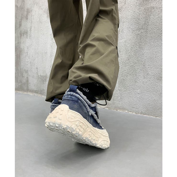 デニム厚底スニーカー/Denim platform sneakers | aimoha  | 詳細画像6 