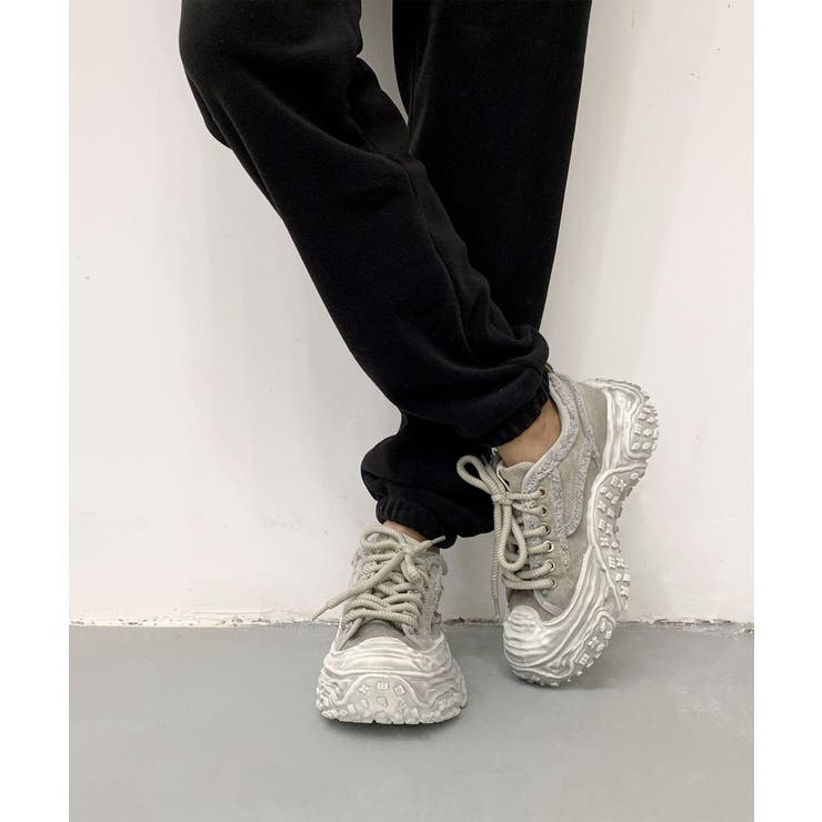 デニム厚底スニーカー/Denim platform sneakers | aimoha  | 詳細画像18 