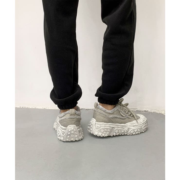 デニム厚底スニーカー/Denim platform sneakers | aimoha  | 詳細画像16 
