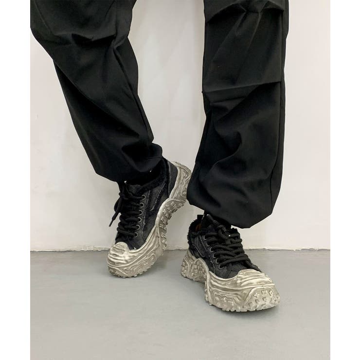 デニム厚底スニーカー/Denim platform sneakers | aimoha  | 詳細画像10 