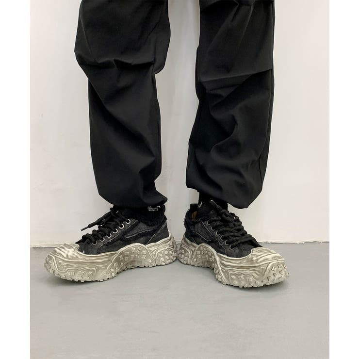 デニム厚底スニーカー/Denim platform sneakers | aimoha  | 詳細画像13 