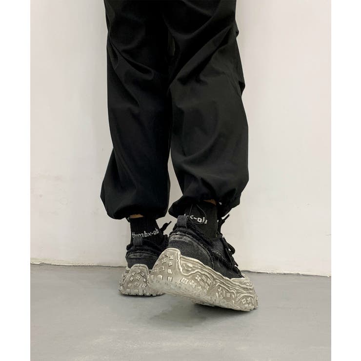 デニム厚底スニーカー/Denim platform sneakers | aimoha  | 詳細画像11 