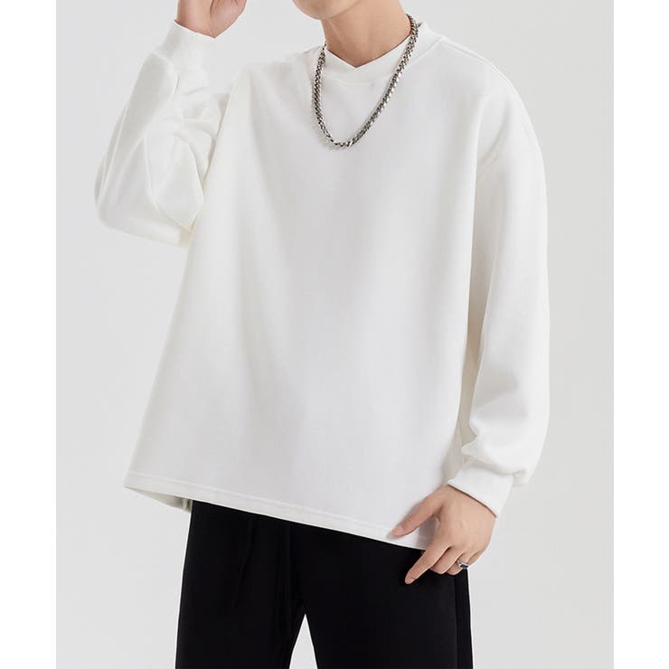 ドロップショルダークルースウェット Drop shoulder | aimoha  | 詳細画像1 