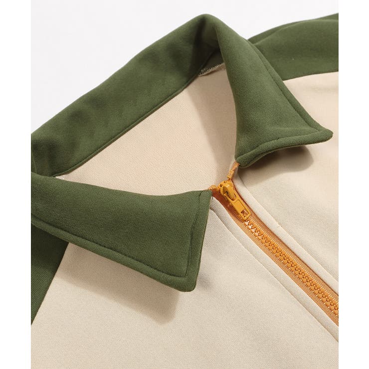 HOOK  select  アメカジヴィンテージ風袖配色切り替えプリントポロ襟ス… | HOOK | 詳細画像6 