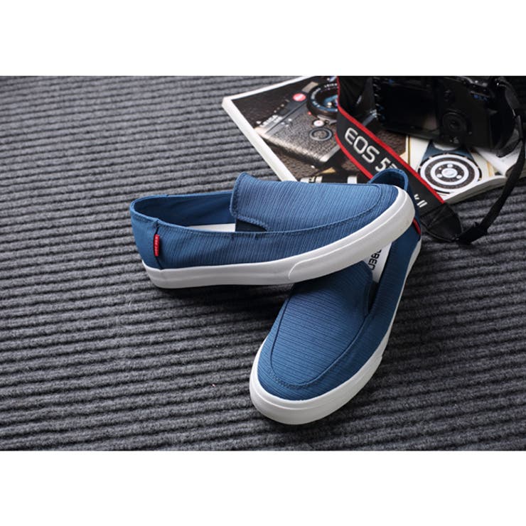 ドビーボーダースリッポン スニーカー メンズ | aimoha  | 詳細画像4 