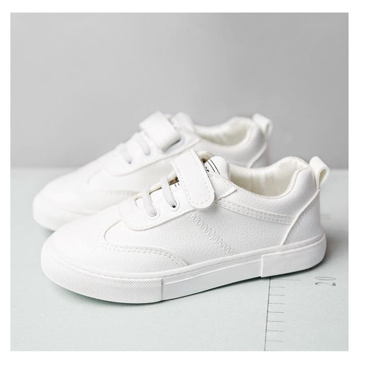 Puレザーサイドステッチベルクロスニーカー スニーカー キッズ 品番 Xt Aimoha Kids アイモハキッズ のキッズファッション通販 Shoplist ショップリスト