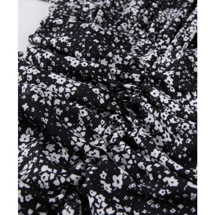 【Jasmine Grandiflorum】スタンドカラーパワショル花柄ミニワン… | aimoha  | 詳細画像26 