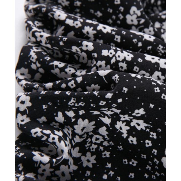 【Jasmine Grandiflorum】スタンドカラーパワショル花柄ミニワン… | aimoha  | 詳細画像28 