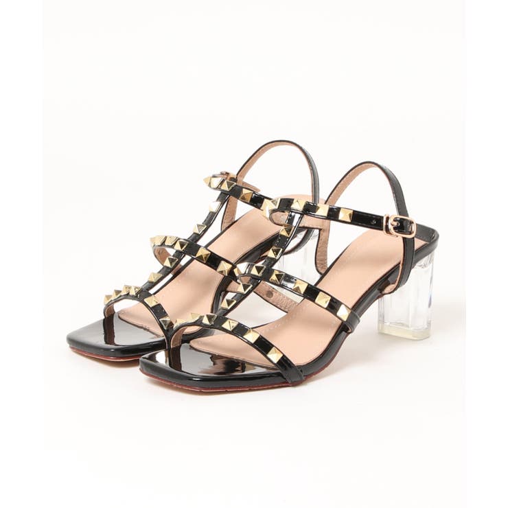 【Jasmine Grandiflorum】クリアヒールスタッズサンダル 6 | aimoha  | 詳細画像3 