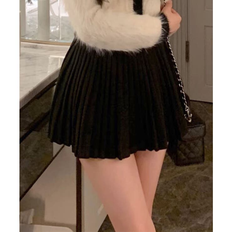 フェミニン◆HOBBS Teia プリーツ スカート シンセティックレザーアシンメトリープリーツスカート(スカート