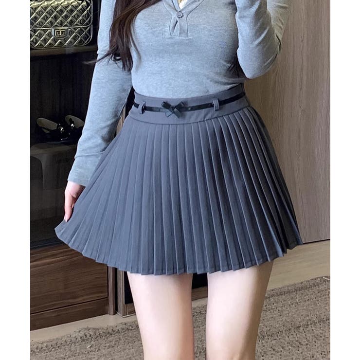 フェミニン◆HOBBS Teia プリーツ スカート シンセティックレザーアシンメトリープリーツスカート(スカート