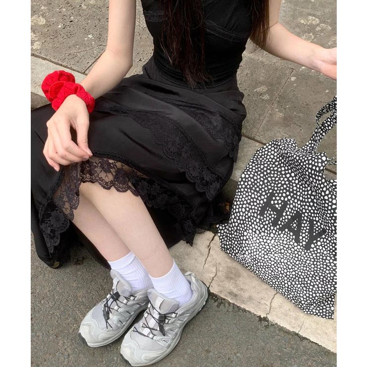 アシンメトリーティアードスカート | HOOK | 詳細画像3 