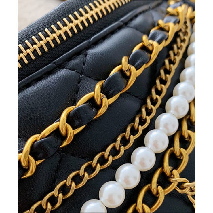 キラキラチェーンキルティングウエストポーチ | aimoha  | 詳細画像14 