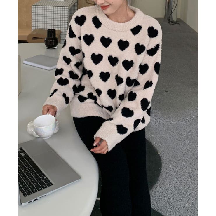 2点セット 秋冬もこもこ長袖＆ロングパンツ 柄ルームウェア【AW】 | aimoha  | 詳細画像1 