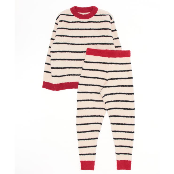 2点セット 秋冬もこもこ長袖＆ロングパンツ 柄ルームウェア【AW】 | aimoha  | 詳細画像13 