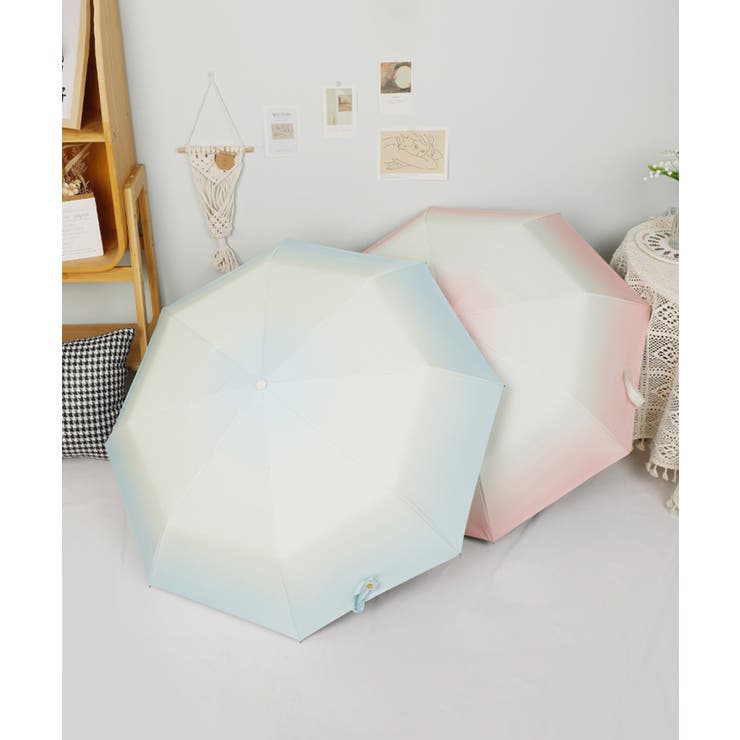 ミニマルカラー 三折り手動 折りたたみ傘 コンパクト 軽量 晴雨兼用 | aimoha  | 詳細画像3 