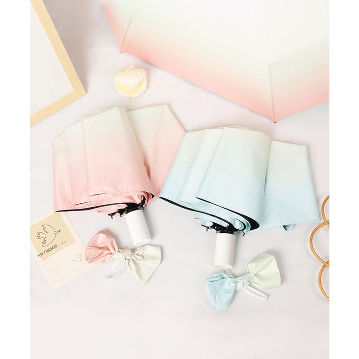 ミニマルカラー 三折り手動 折りたたみ傘 コンパクト 軽量 晴雨兼用 | aimoha  | 詳細画像4 