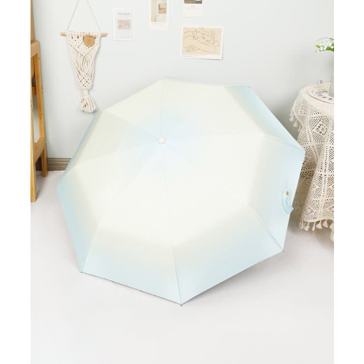 ミニマルカラー 三折り手動 折りたたみ傘 コンパクト 軽量 晴雨兼用 | aimoha  | 詳細画像7 