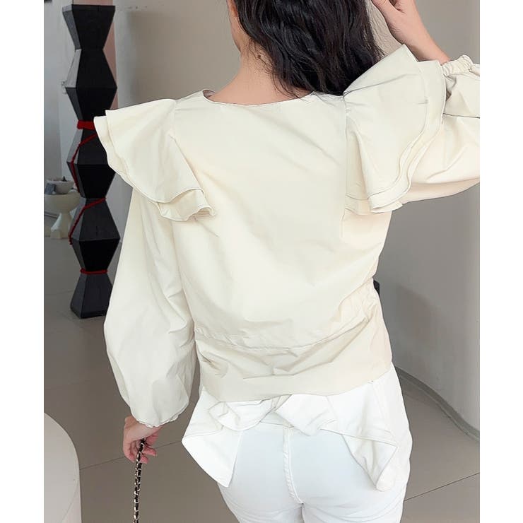 【Jasmine】ダブルラッフルショートブルゾン | aimoha  | 詳細画像11 