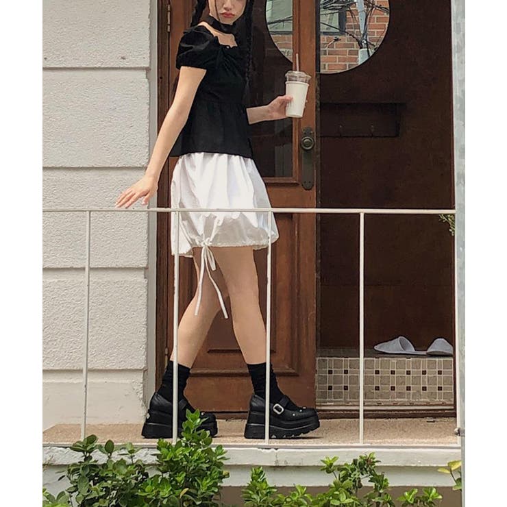 【Jasmine】チョーカーリボンパフブラウス Jasmine Grandifl… | aimoha  | 詳細画像19 