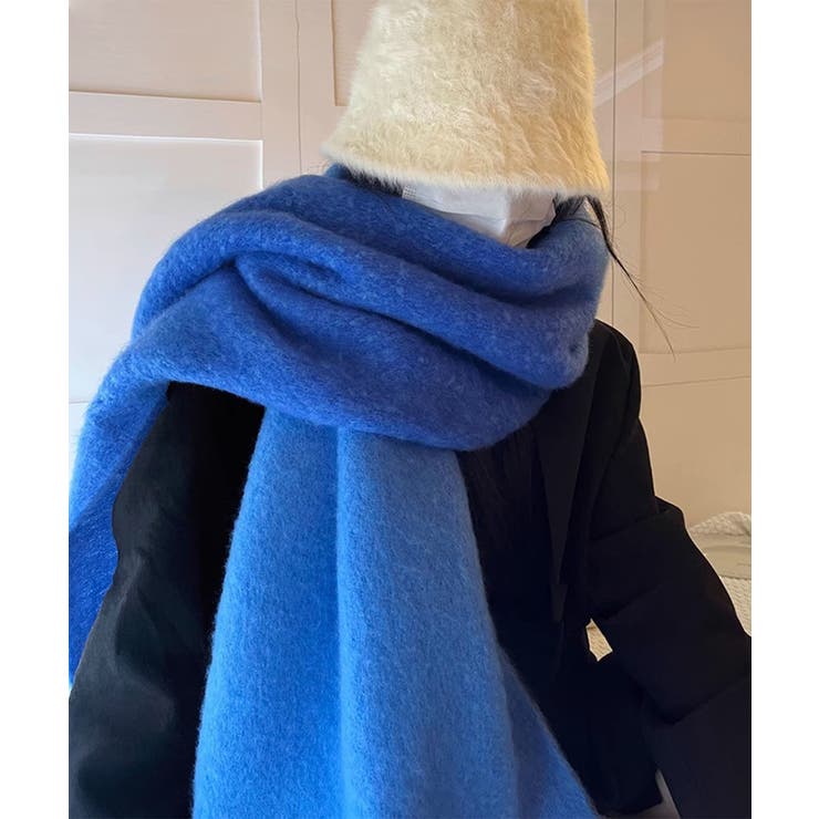 【Jasmine】グラデーションカラーボリュームマフラー | aimoha  | 詳細画像6 