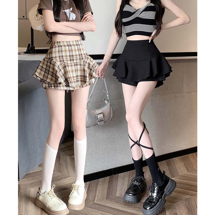 ウエスト切り替えフレアミニスカート Jasmine Grandiflorum | aimoha  | 詳細画像2 