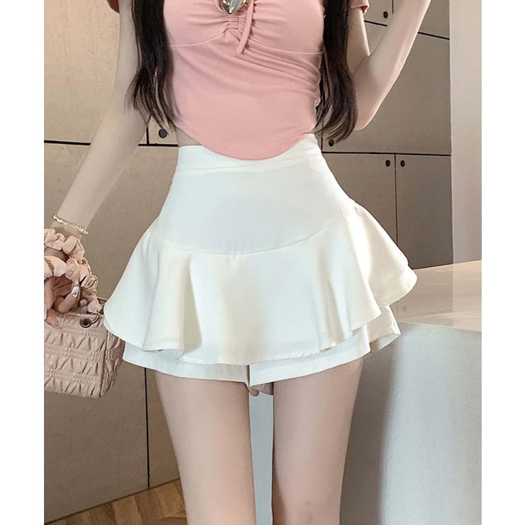 ウエスト切り替えフレアミニスカート Jasmine Grandiflorum | aimoha  | 詳細画像14 