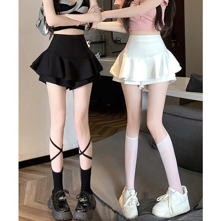 ウエスト切り替えフレアミニスカート Jasmine Grandiflorum | aimoha  | 詳細画像3 