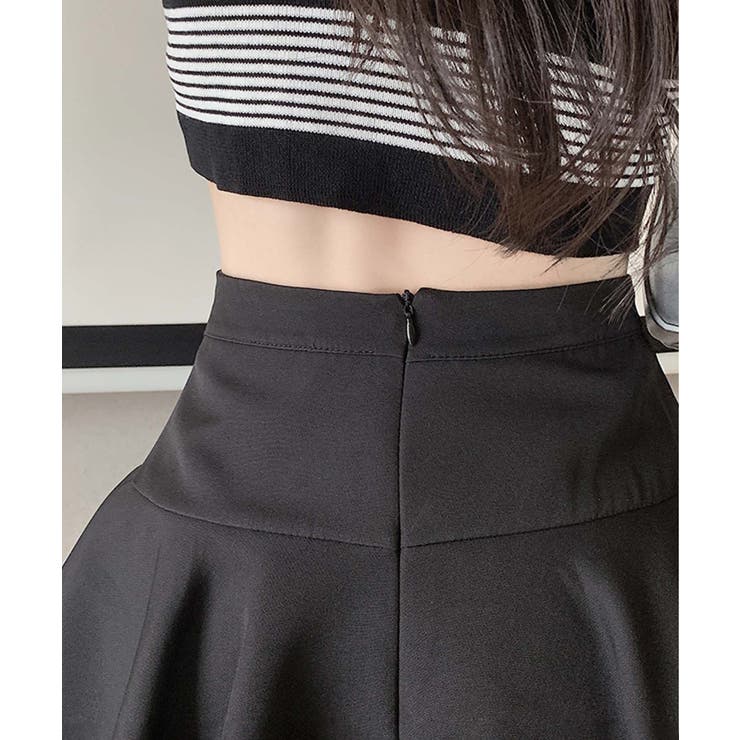 ウエスト切り替えフレアミニスカート Jasmine Grandiflorum | aimoha  | 詳細画像4 