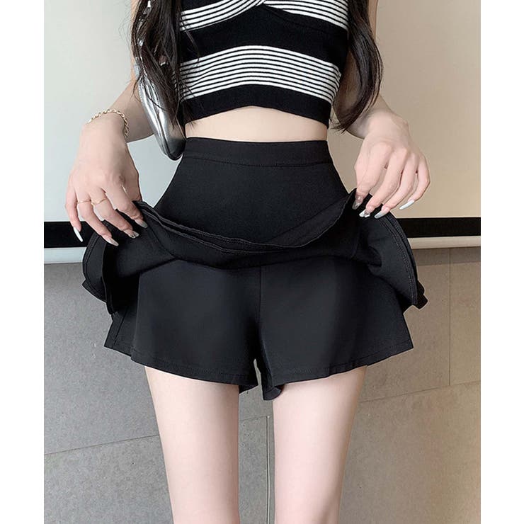 ウエスト切り替えフレアミニスカート Jasmine Grandiflorum | aimoha  | 詳細画像5 