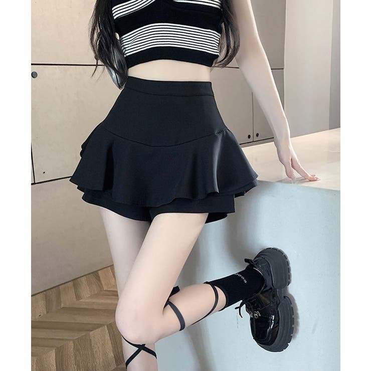 ウエスト切り替えフレアミニスカート Jasmine Grandiflorum | aimoha  | 詳細画像8 