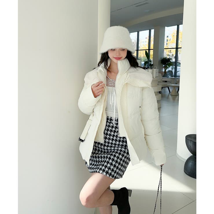 【Jasmine】ウエストベルトダウンジャケット | aimoha  | 詳細画像6 