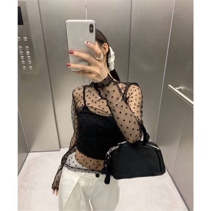 【Jasmine】ドット柄シアートップス Jasmine Grandifloru… | aimoha  | 詳細画像14 