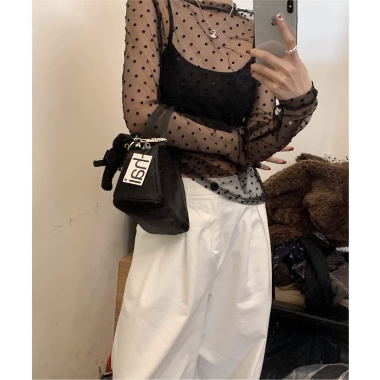 【Jasmine】ドット柄シアートップス Jasmine Grandifloru… | aimoha  | 詳細画像16 
