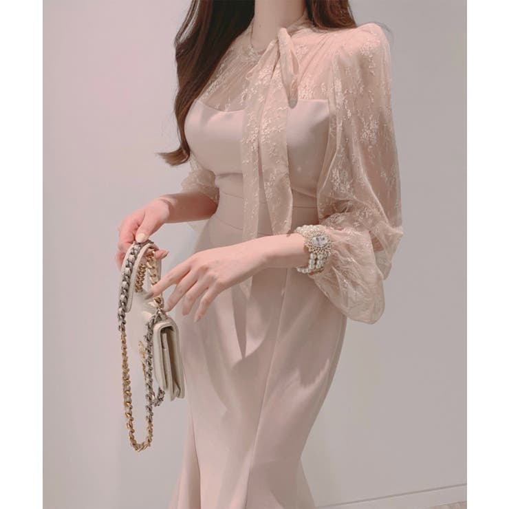 【Jasmine】シアレースマーメイドロングワンピース Jasmine Gran… | aimoha  | 詳細画像2 