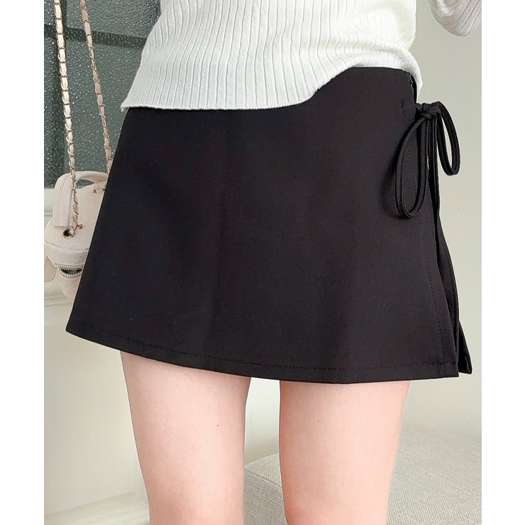 【Jasmine】サイドリボンタイトミニスカート | aimoha  | 詳細画像4 