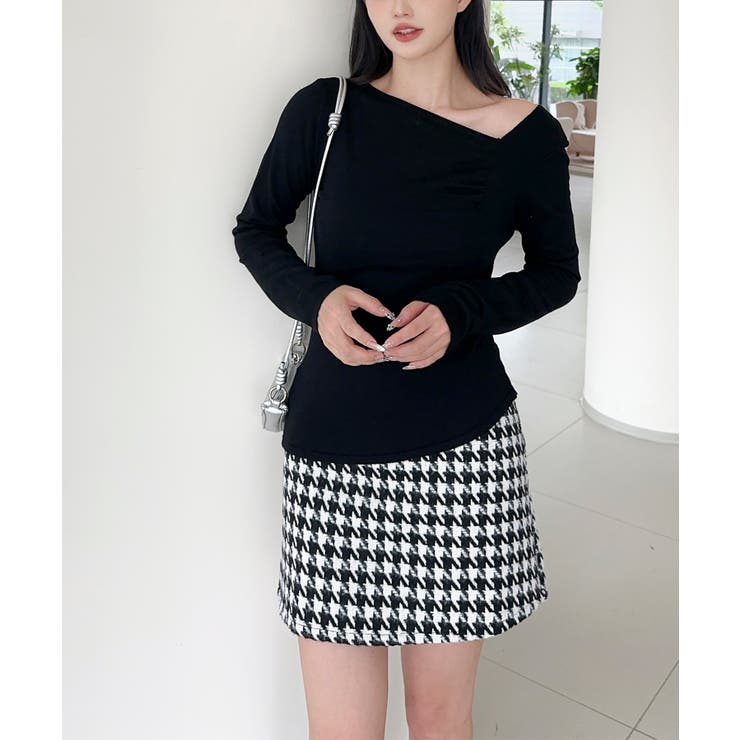 アシンメトリーニットプルオーバー Jasmine Grandiflorum | aimoha  | 詳細画像8 