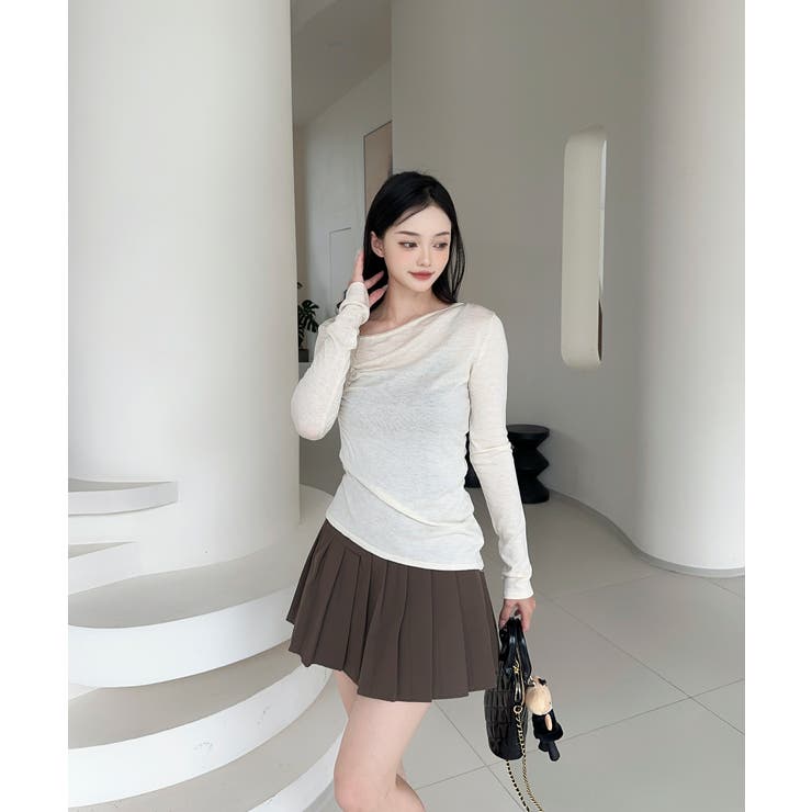 アシンメトリーニットプルオーバー Jasmine Grandiflorum | aimoha  | 詳細画像20 