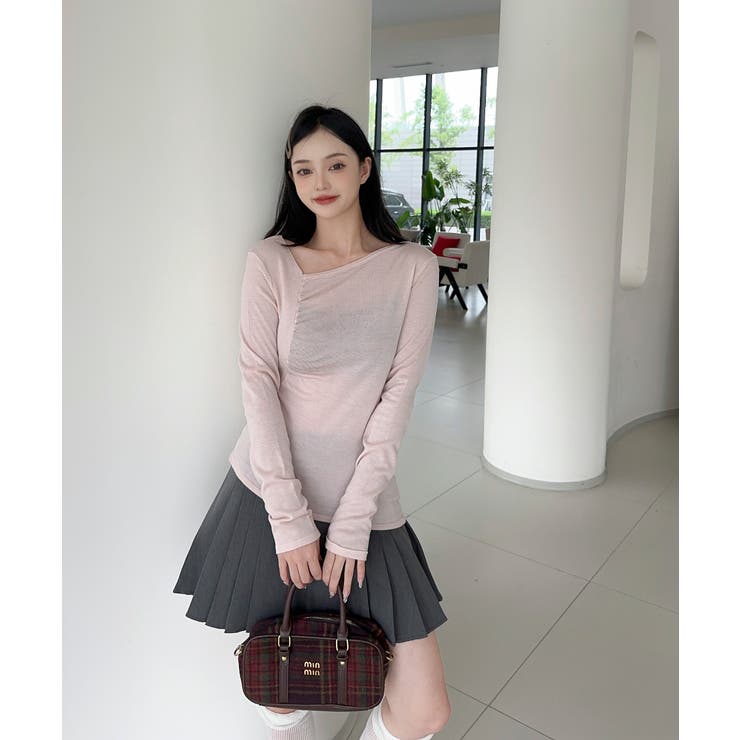 アシンメトリーニットプルオーバー Jasmine Grandiflorum | aimoha  | 詳細画像25 