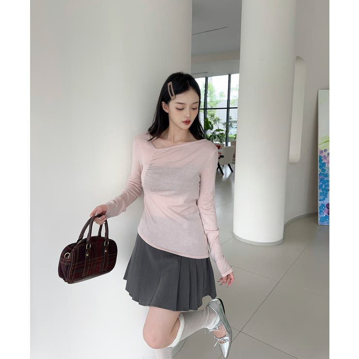 アシンメトリーニットプルオーバー Jasmine Grandiflorum | aimoha  | 詳細画像26 