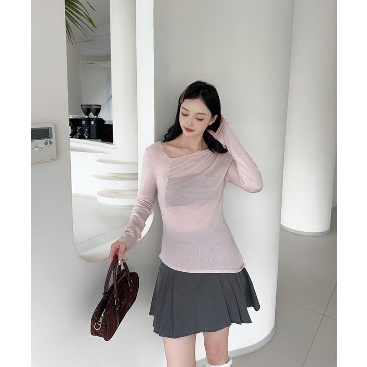 アシンメトリーニットプルオーバー Jasmine Grandiflorum | aimoha  | 詳細画像24 