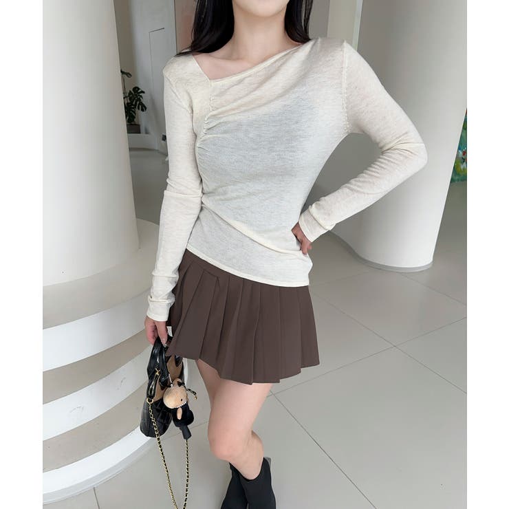 アシンメトリーニットプルオーバー Jasmine Grandiflorum | aimoha  | 詳細画像16 