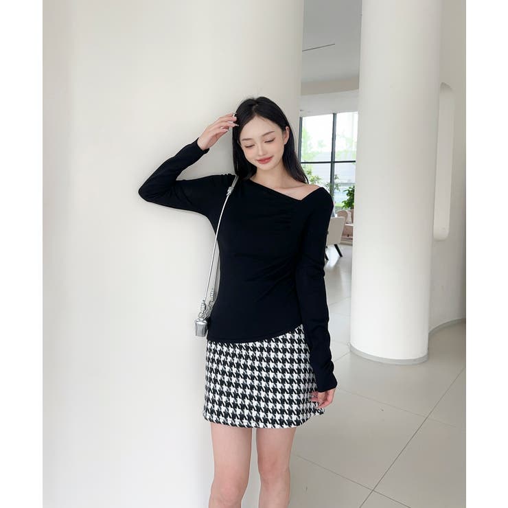 アシンメトリーニットプルオーバー Jasmine Grandiflorum | aimoha  | 詳細画像11 