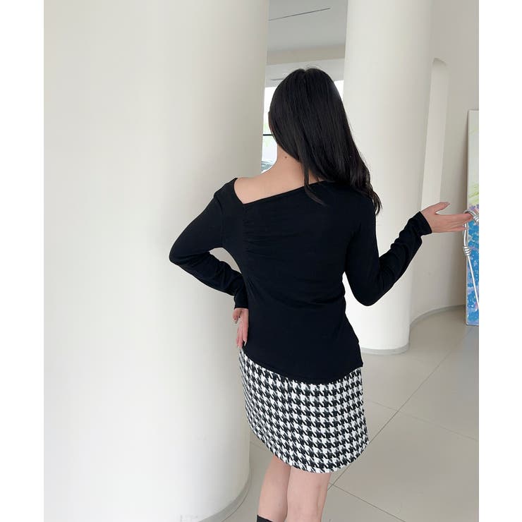 アシンメトリーニットプルオーバー Jasmine Grandiflorum | aimoha  | 詳細画像12 